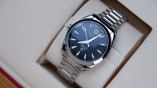 Omega Seamaster Aqua Terra Czarny 38 mm Stal