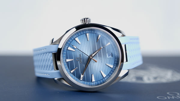 Omega Seamaster Aqua Terra 150 M Niebieski 41 mm Stal
