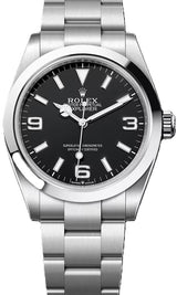 Rolex Explorer 40 Czarny 40 mm Stal