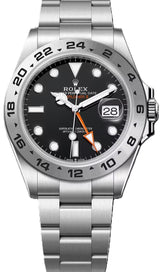 Rolex Explorer II Czarny 42 mm Stal