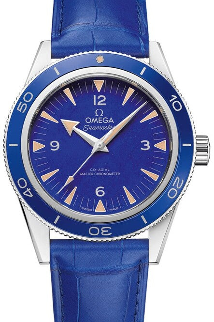 Omega Seamaster Niebieski 41 mm Platyna 234.93.41.21.99.002