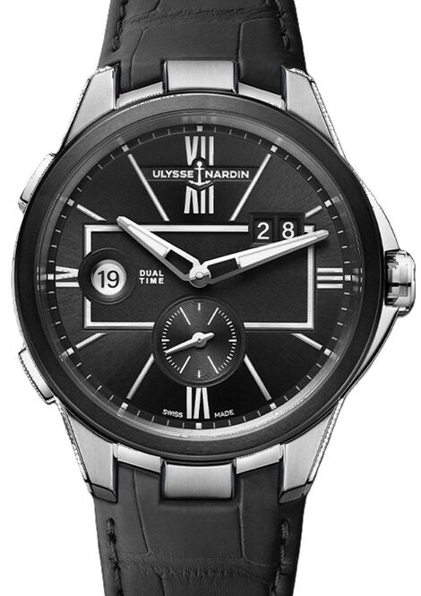 Ulysse Nardin Blast Dual Time Czarny 42 mm Stal 243-20/42