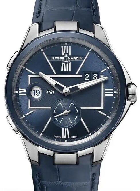 Ulysse Nardin Blast Dual Time Niebieski 42 mm Stal 243-20/43