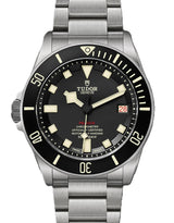 Zegarek męski Tudor Pelagos Czarny 42 mm Tytan 25610TNL-0001