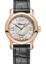Chopard Happy Sport Srebrny 30 mm Złoto różowe 274893-5011