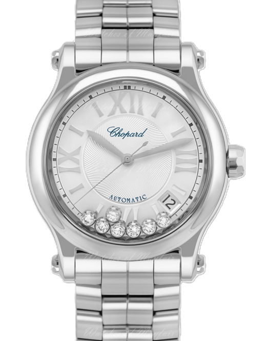 Chopard Happy Sport Srebrny 36 mm Stal 278559-3002