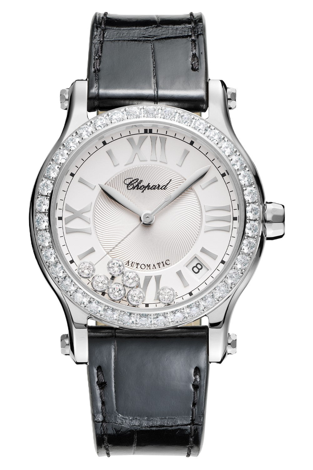 Chopard Happy Sport Srebrny 36 mm Stal 278559-3003