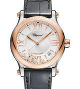 Chopard Happy Sport Srebrny 36 mm Złoto/Stal 278559-6001