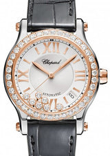 Chopard Happy Sport Srebrny 36 mm Złoto/Stal 278559-6003