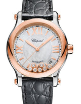 Chopard Happy Sport Srebrny 36 mm Złoto/Stal 278559-6008