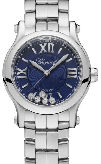 Chopard Happy Sport Niebieski 30 mm Stal 278573-3017
