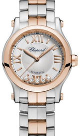 Chopard Happy Sport Srebrny 30 mm Złoto/Stal 278573-6017