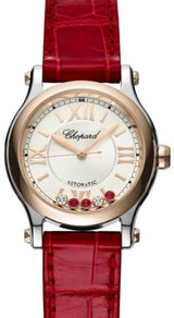 Chopard Happy Sport Srebrny 30 mm Złoto/Stal 278573-6026