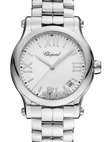 Chopard Happy Sport Biały 36 mm Stal 278582-3002