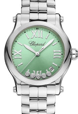 Chopard Happy Sport Zielony 36 mm Stal 278582-3011