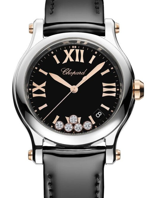 Chopard Happy Sport Czarny 36 mm Stal 278582-6014