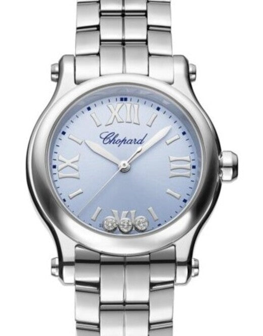 Chopard Happy Sport Niebieski 30 mm Stal 278590-3010