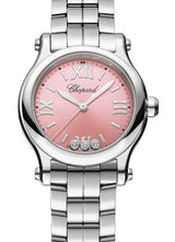 Chopard Happy Sport Różowy 30 mm Stal 278590-3012