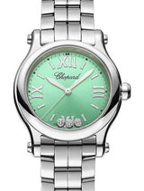 Chopard Happy Sport Zielony 30 mm Stal 278590-3013