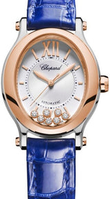 Chopard Happy Sport Oval Srebrny 31 mm Złoto/Stal 278602-6001