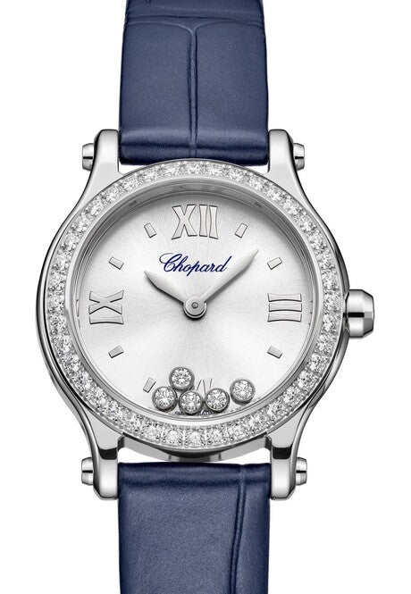 Chopard Happy Sport Srebrny 25 mm Stal 278620-3002