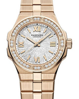 Chopard Alpine Eagle Srebrny 33 mm Złoto różowe 295384-5001