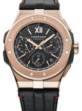 Chopard Alpine Eagle XL Chrono Czarny 44 mm Złoto różowe 295387-9001