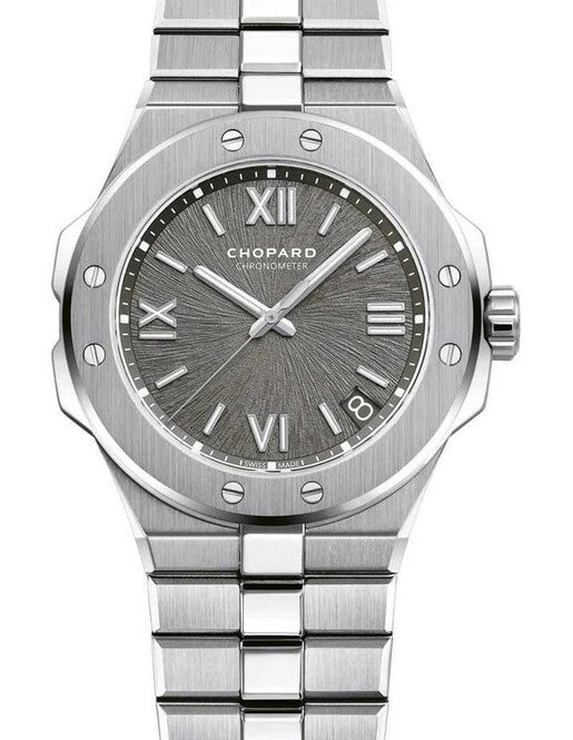 Chopard Alpine EagleLarge Szary 41 mm Stal 298600-3002