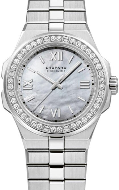 Chopard Alpine Eagle Small Masa perłowa 36 mm Stal 298601-3002