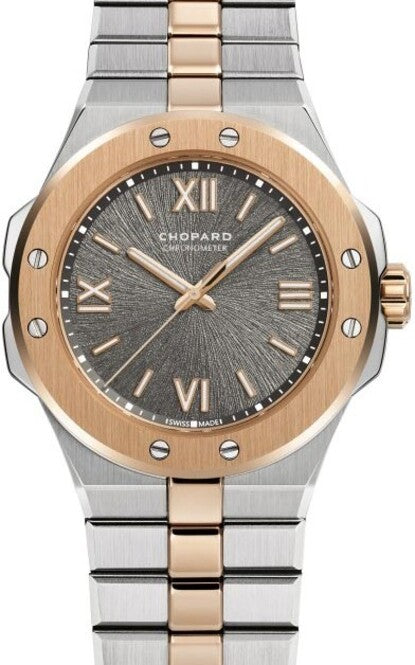 Chopard Alpine Eagle Szary 36 mm Złoto/Stal 298601-6001