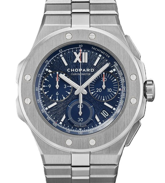 Chopard Alpine Eagle XL Chrono Niebieski 44 mm Stal 298609-3001