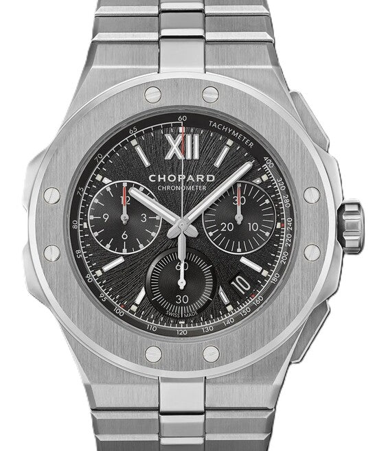 Chopard Alpine Eagle Chrono XL Czarny 44 mm Stal 298609-3002