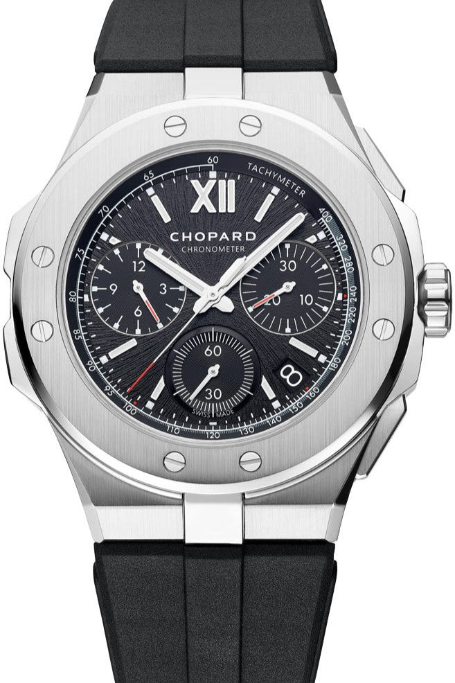 Chopard Alpine Eagle Xl Chrono Czarny 44 mm Stal 298609-3004