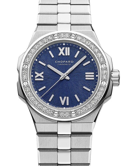 Chopard Alpine Eagle Niebieski 33 mm Stal 298617-3002