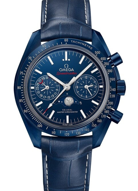 Omega Speedmaster Moonphase Co-Axial 44.25mm Niebieski Ceramika