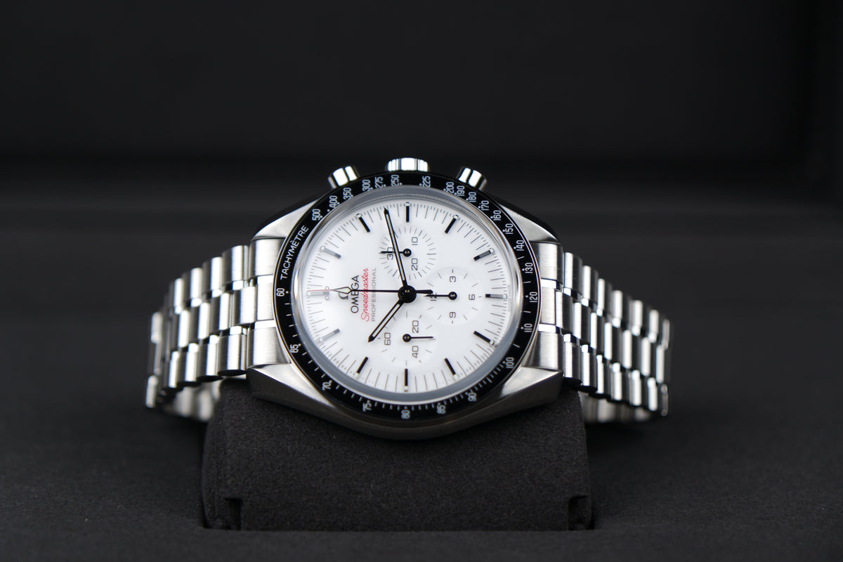 Omega Speedmaster Professional Moonwatch Bialy 34 mm Stal 310.30.42.50.04.001