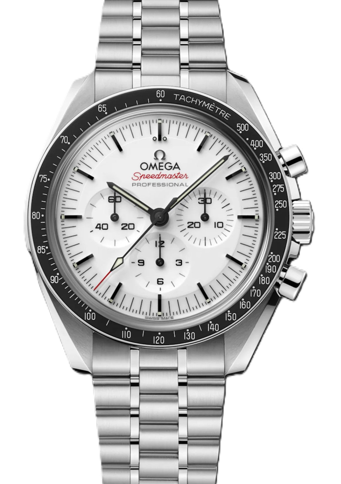Omega Speedmaster Professional Moonwatch Bialy 34 mm Stal 310.30.42.50.04.001