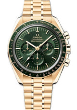 Omega Speedmaster Moonwatch Zielony 42 mm Zolte zloto 310.60.42.50.10.001