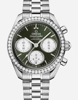 Omega Speedmaster Zielony 38 mm Stal 324.15.38.50.60.001