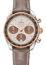 Omega Speedmaster Co-Axial Chronograph Bialy 38 mm Zloto/Stal 324.23.38.50.02.002