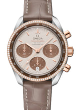 Omega Speedmaster Brązowy 38 mm Zloto/Stal 324.28.38.50.02.002