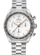 Omega Speedmaster Srebrny 38 mm Stal 324.30.38.50.02.001