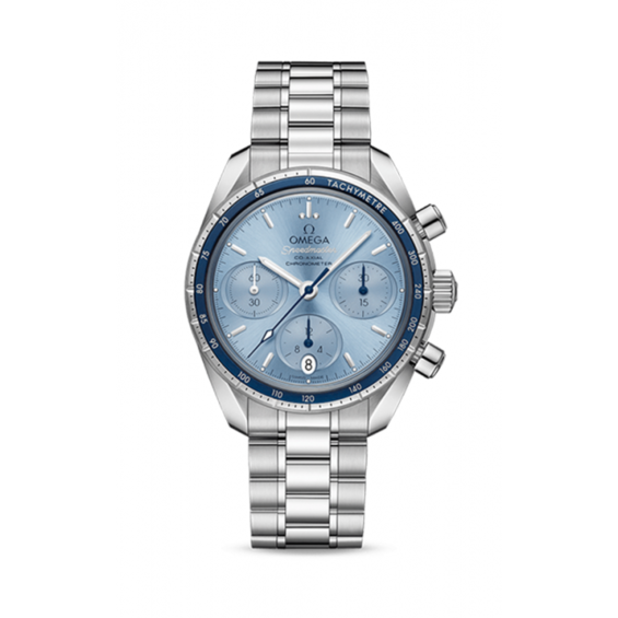 Omega Speedmaster Co-Axial Chronograph 38mm Niebieski Stal