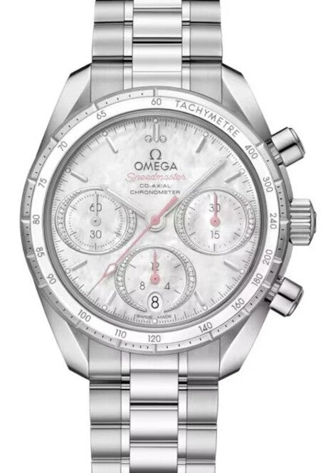 Omega Speedmaster Masa perłowa 38 mm Stal 324.30.38.50.55.001