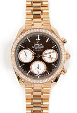 Omega Speedmaster Brązowy 38 mm Złoto różowe 324.55.38.50.63.001