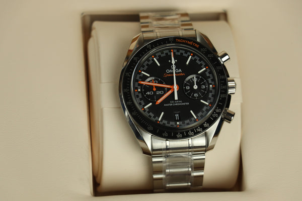 Omega Speedmaster Racing Czarny 44.25 mm Stal