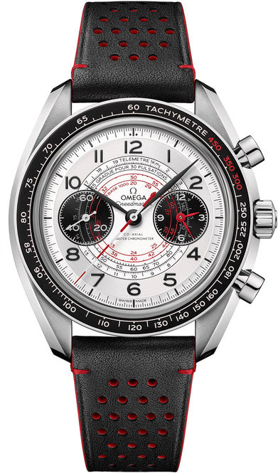 Omega Speedmaster Chronoscope Master 43mm Biały Stal
