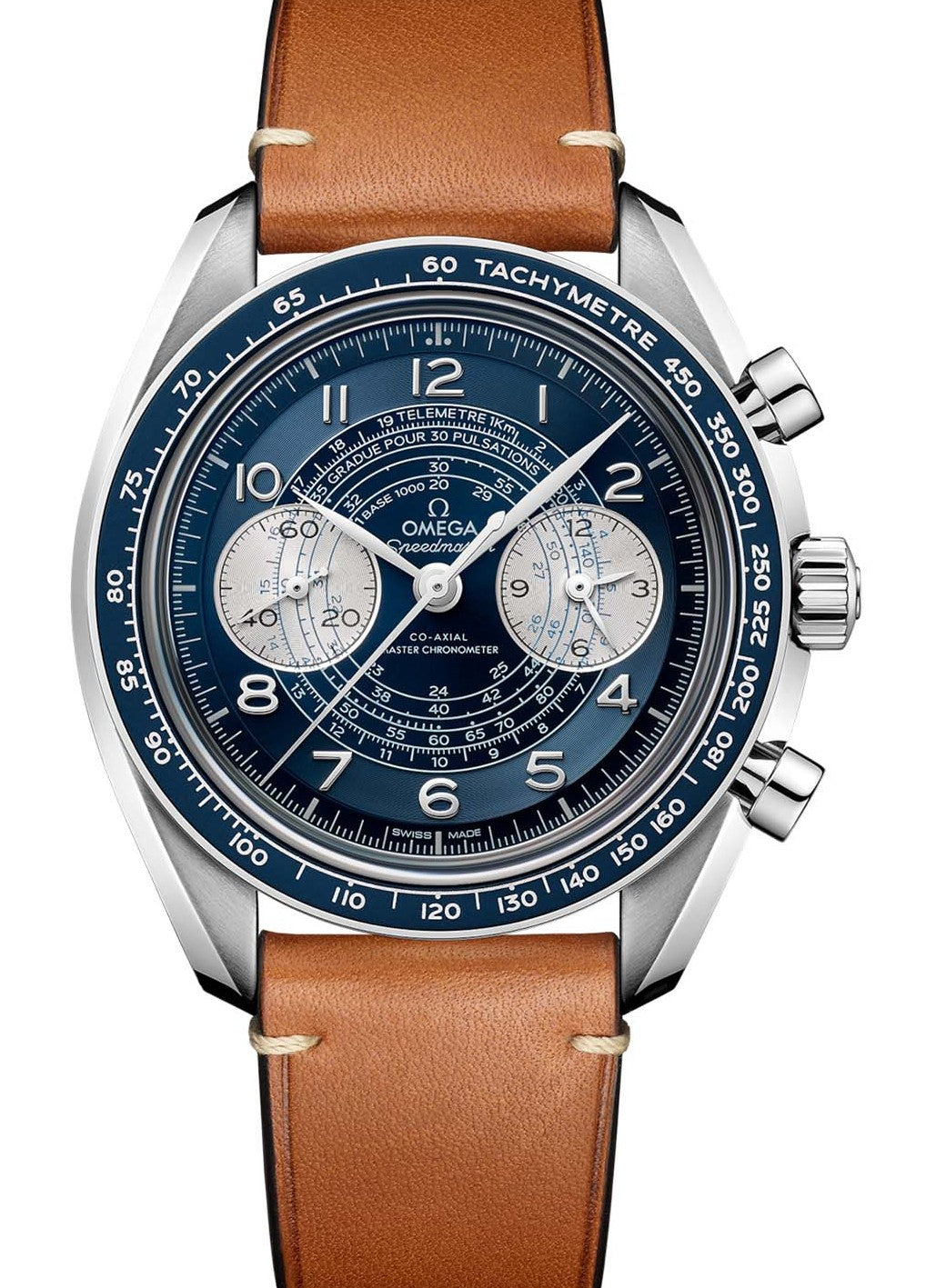 Omega Speedmaster Chronoscope Niebieski 43 mm Stal 329.32.43.51.03.001