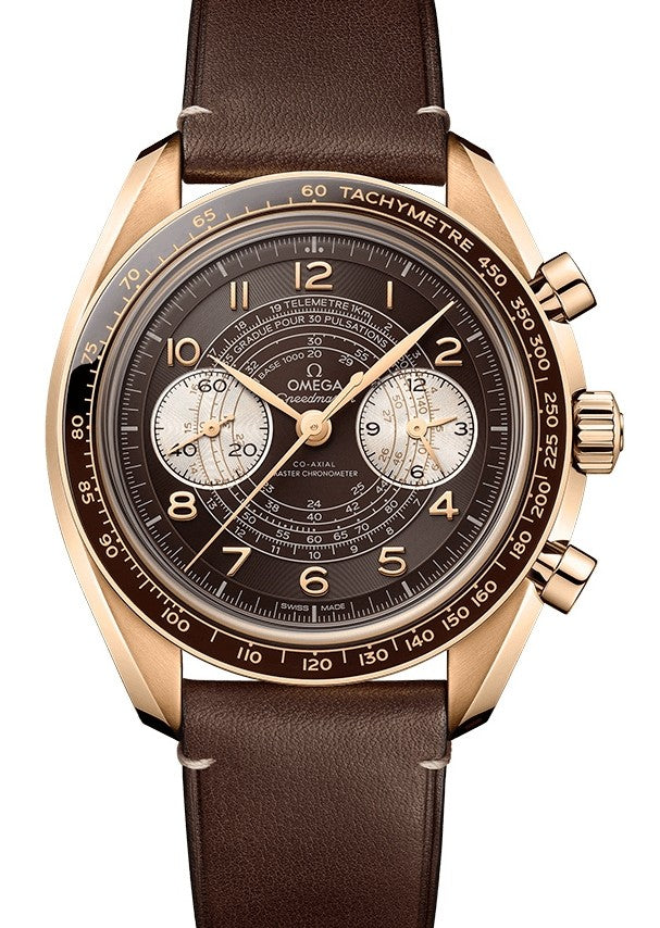 Omega Speedmaster Brązowy 43 mm Złoto czerwone 329.92.43.51.10.001
