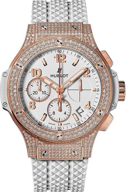 Hublot Big Bang Bialy 41mm Zloto rozowe